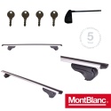 Belki dachowe na relingi Aero Uniwersalne 125cm MontBlanc Aero 1250