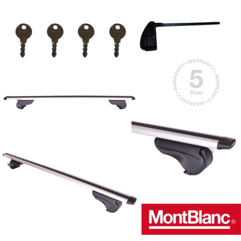 Belki dachowe na relingi Aero Uniwersalne 125cm MontBlanc Aero 1250