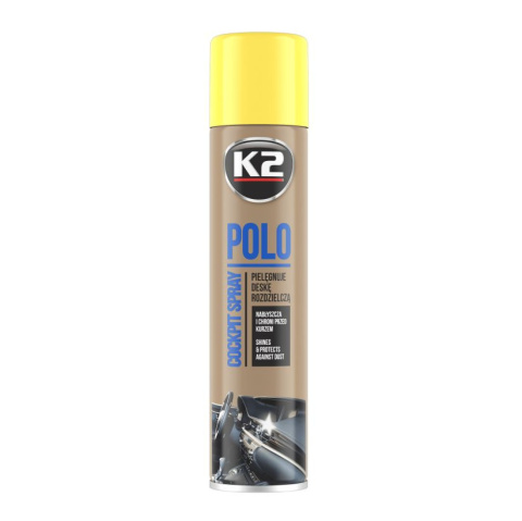 K2 POLO COCKPIT 300 ML LEMON Pielęgnuje deskę rozdzielczą