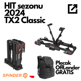 Bagażnik składany na 2 rowery elektryczne Spinder TX2 Classic ProsUser