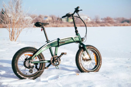 Rower Elektryczny 100km Składany FatBike Hummer Overfly