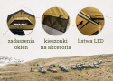 Cahaya 180 Namiot dachowy z zadaszeniem Offlander Miękka pokrywa