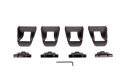 Belki dachowe Peugeot E-2008 (2020-) na relingi zintegrowane Aluminiowe MontBlanc Activa Alu 125 Kit 06
