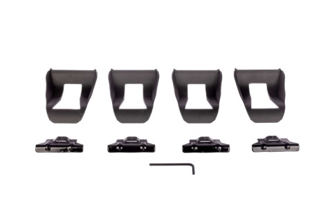 Belki dachowe Volvo V60 (2010-2018) na relingi zintegrowane Stalowe Uniwersalne 125cm MontBlanc 125 Steel + Kit
