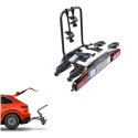 Bagażnik na hak na 2 rowery Aguri Active bike Pro 2 srebrny