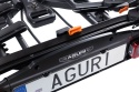 Bagażnik na hak na 3 rowery Aguri Active Bike PRO 3 czarny