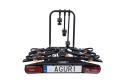 Bagnżnik na hak na 4 rowery Aguri Active bike pro 4 czarny 3 z adapterem