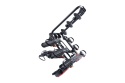 Bagnżnik na hak na 4 rowery Aguri Active bike pro 4 czarny 3 z adapterem