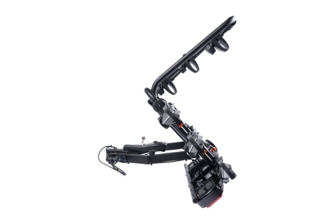 Bagnżnik na hak na 4 rowery Aguri Active bike pro 4 czarny 3 z adapterem