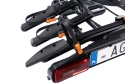 Bagnżnik na hak na 4 rowery Aguri Active bike pro 4 czarny 3 z adapterem