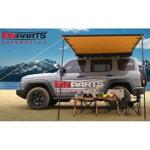 Markiza Dachowa do Samochodu Wodoodporna 2,5x2,5 m - Boczny Montaż