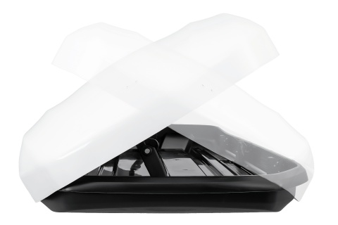 Niski boks dachowy InterPack Skugga Biały 300L