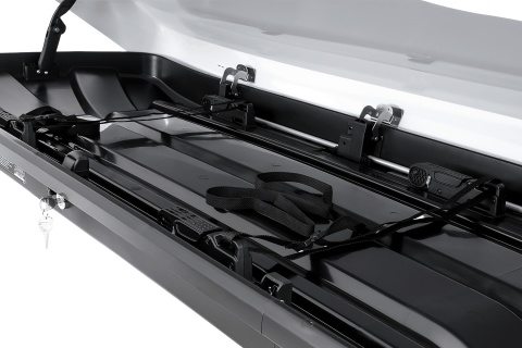 Niski boks dachowy InterPack Skugga Biały 300L