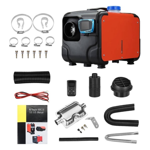 Ogrzewanie postojowe Blitzwolf BW-AH-H2-BT, 5kw sterowane aplikacją z interfejsem standardowym-bananowym + Bluetooth