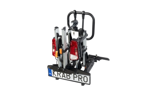 Skladana platforma rowerowa na hak Aguri Krab Pro 2 Silver E-bike OK !!!