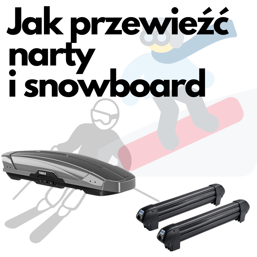 Sposoby przewozu nart i snowboardu